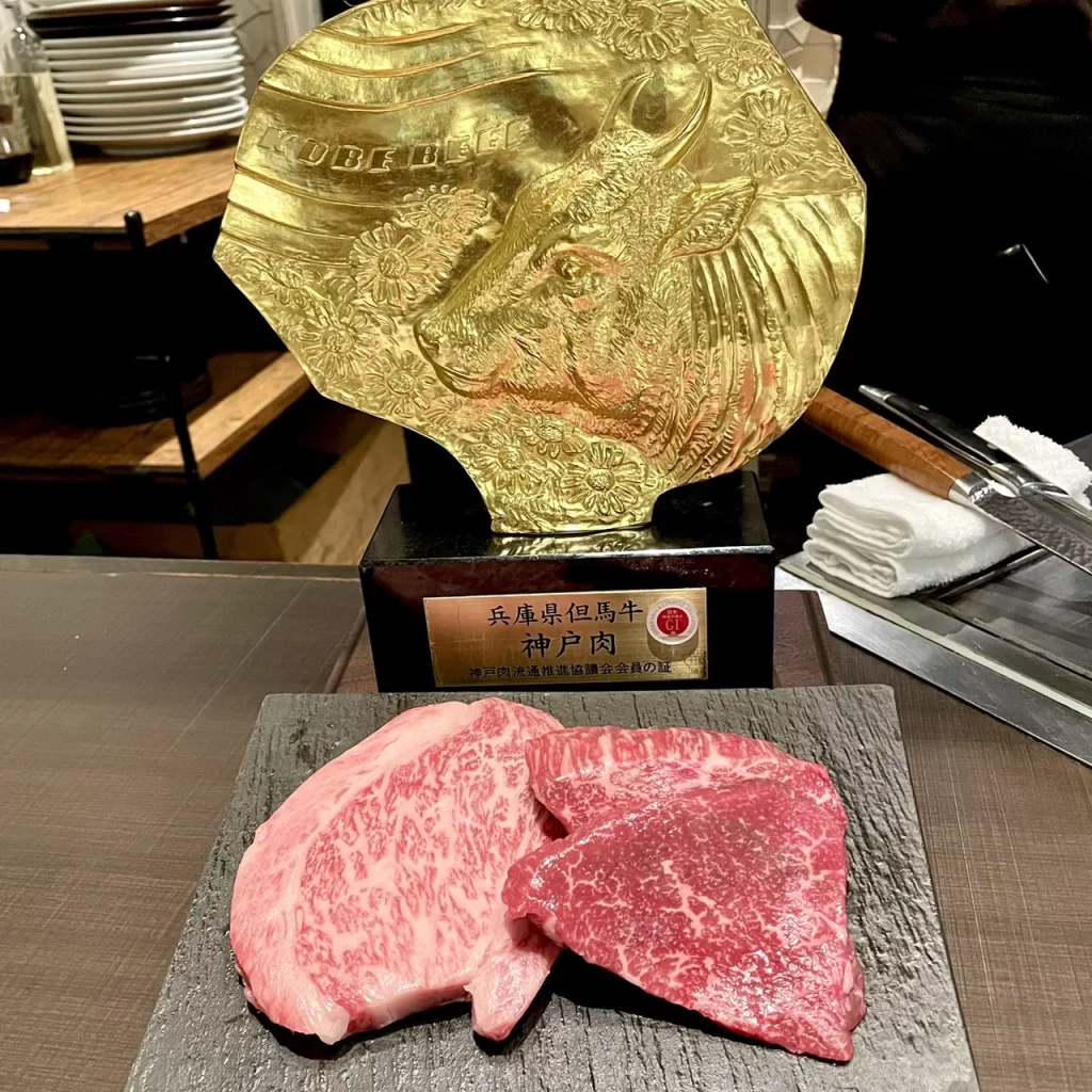 両親に神戸牛を食べに行ってもらいました！サービスも素敵だったみたいです！